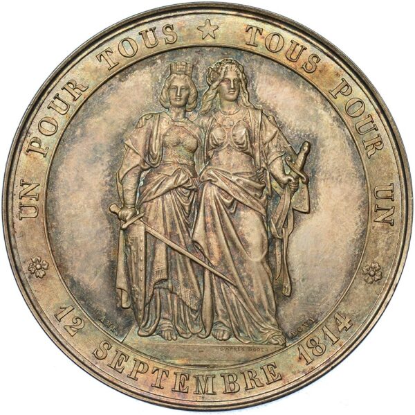 Genève, Genève, Eidgenöss. Schützenfest, 1864, stgl