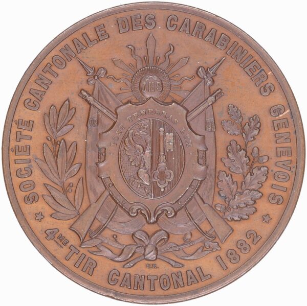 Genève, Genève, Kantonales Schützenfest, 1882, unz/stgl