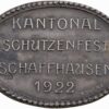6211_1 Schaffhausen, Schaffhausen, Kantonales Schützenfest, 1922, stgl, Silber