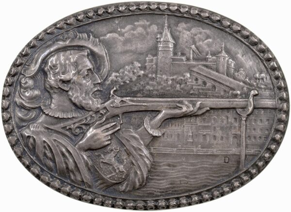 6211_2 Schaffhausen, Schaffhausen, Kantonales Schützenfest, 1922, stgl, Silber