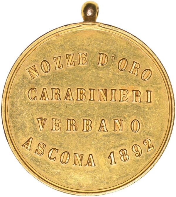 Ticino, Ascona, Nozze d'oro carabinieri Verbano, 1892, unz/stgl