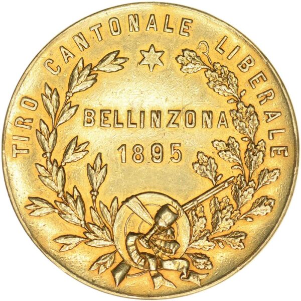 Ticino, Bellinzona, Kantonales Schützenfest, 1895, unz-