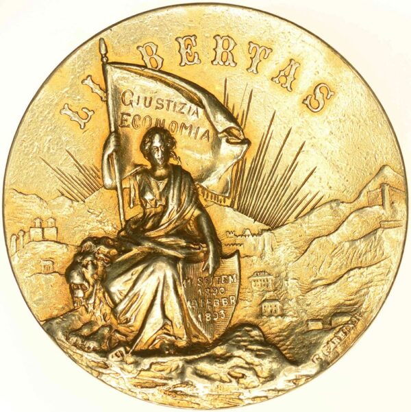 Ticino, Bellinzona, Kantonales Schützenfest, 1895, unz-