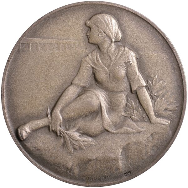 6250_2 Ticino, Bellinzona, Eidgenöss. Schützenfest, 1929, stgl, Silber