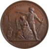 Waadt, Lausanne,  Eidgenöss. Schützenfest, 1876, unz, Bronze