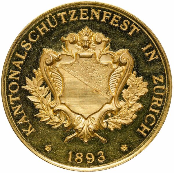 Zürich, Zürich, Kantonales Schützenfest, 1893, unz/stgl