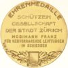Zürich, Ehrenmedaille, Schützengesellschaft, o.J., stgl