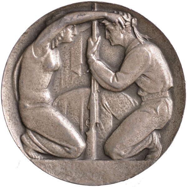 6285_2 Gesamtschweizerisch, Ehrenauszeichnung, Eidg. Kleinkaliberschützen-Verband, o.J., stgl, Silber