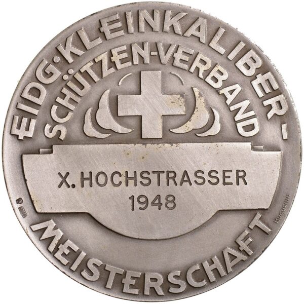 6286_1 Gesamtschweizerisch, Meisterschaft, Eidg. Kleinkaliberschützenverband, 1948
, stgl, Silber
