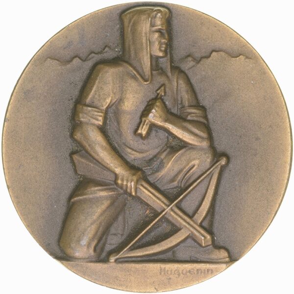 Diverse Kantone, ,  Auszeichnungsstich, 1936, stgl, Bronze