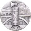 6423_2 St. Gallen, St. Gallen, Kantonales Schützenfest, 1951, stgl, Br versilbert
