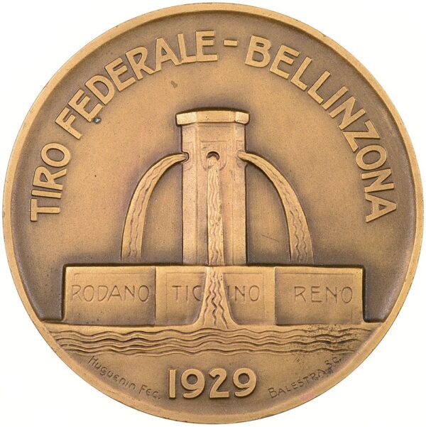 6425_1 Ticino, Bellinzona, Eidgenöss. Schützenfest, 1929, stgl