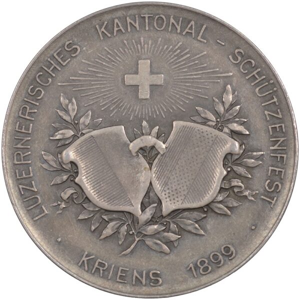 6452_1 Luzern, Kriens, Kantonales Schützenfest, 1899, unz/stgl