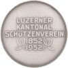 6474_2 Luzern, Sursee, Kantonalschützenverein, 1952, stgl, Br versilbert m. E.
