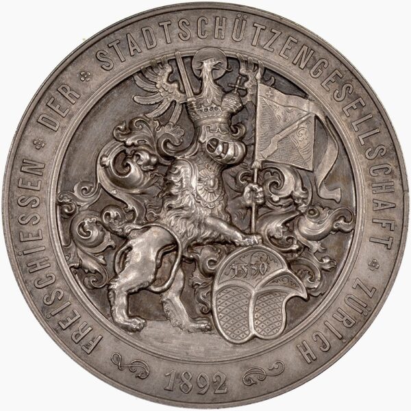 6491_1 Zürich, Zürich, Freischiessen, 1892, unz/stgl