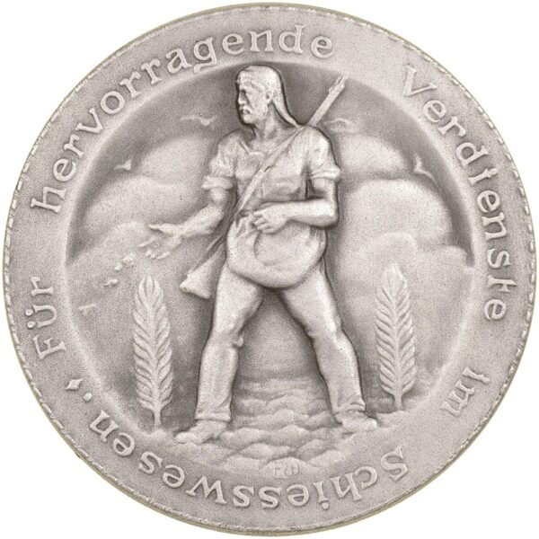 Gesamtschweizerisch, SSV,  Verdienstmedaillie, 1947, stgl, Silber