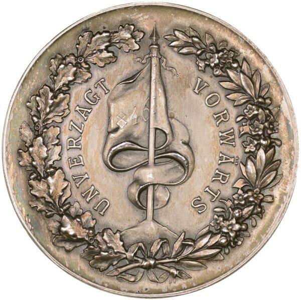 Bern, Wangen a/Aare,  Ehr- und Preisschiessen, 1896, unz/stgl, Silber matt