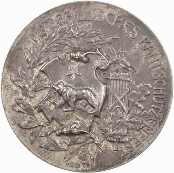 6570_1 St. Gallen, Altstätten, Kantonales Schützenfest, 1906, stgl