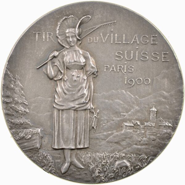 Frankreich, Paris, Tir du village Suisse, 1900, unz