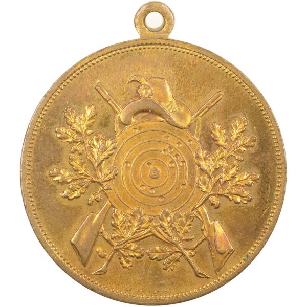 Genève, Genève,  Tir fédéral, 1887, unz/stgl, Bronze