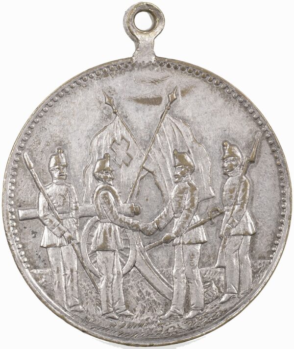 Aargau, Aarau,  Schw. Cadettenfest, 1889, unz-, Bronze