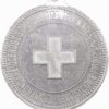 6653_1 Zürich, Winterthur, Eidgenöss. Schützenfest, 1895, unz/stgl, Weissmetall