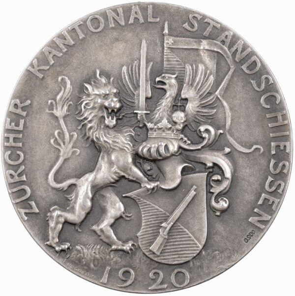 6662_1 Zürich, Zürich, Kantonal-Standschiessen, 1920, unz/stgl