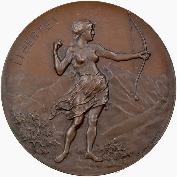 Genève, Genève,  Grand tir, 1896, stgl, Bronze