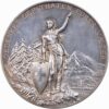 Glarus, Glarus,  Eidgenöss. Schützenfest, 1892, unz/stgl, Silber
