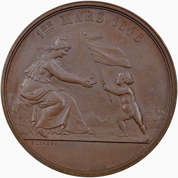 Neuenburg, LaChaux-de-Fonds, Eidgenöss. Schützenfest, 1863, unz/stgl