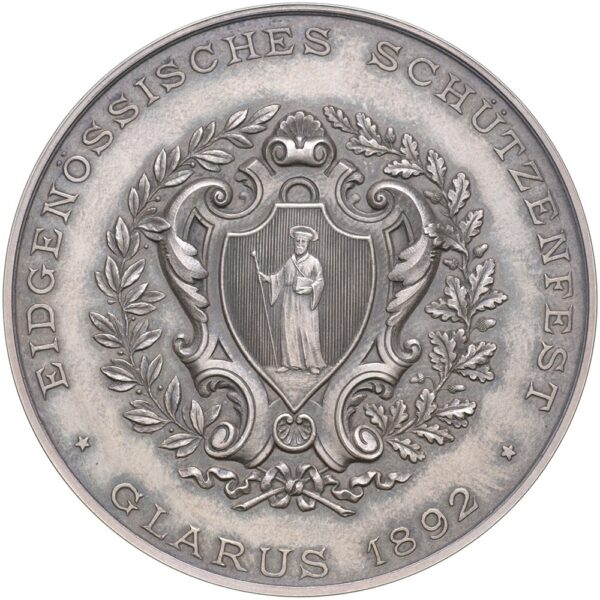 6871_1 Glarus, Glarus, Eidgenöss. Schützenfest, 1892, stgl