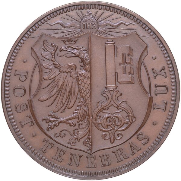 6875_1 Genève, Genève, Caise de la réassurance mutuelle, 1899, stgl, Bronze