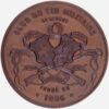 Genève, Genève,  Club du Tir militaire, 1899, stgl, Bronze