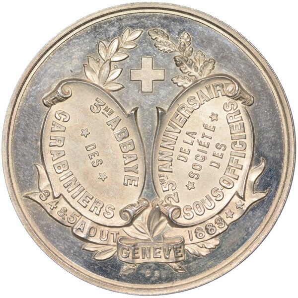 6935_1 Genève, Genève, Abbaye des Carabiniers, 1883, stgl