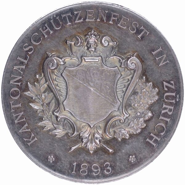 6939_1 Zürich, Zürich, Kantonales Schützenfest, 1893, unz/stgl