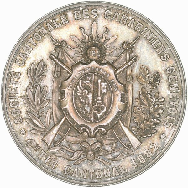 6946_1 Genève, Genève, Kantonales Schützenfest, 1882, unz