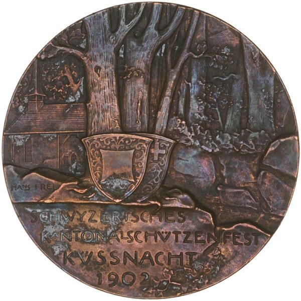 Schwyz, Küssnacht, Kantonales Schützenfest, 1902, unz