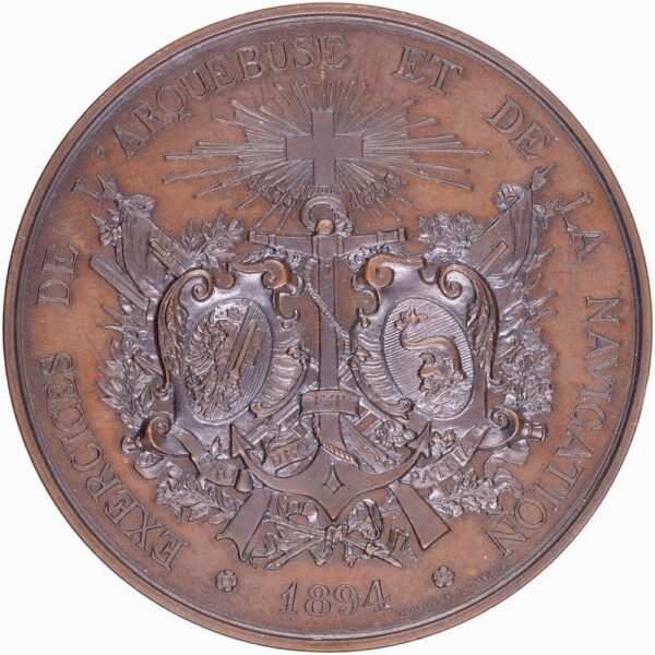 6956_1 Genève, Genève, Exercices de l'Arquebuse, 1894, stgl