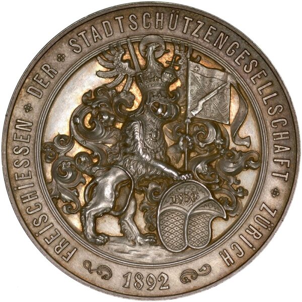 6961_1 Zürich, Zürich, Freischiessen, 1892, stgl