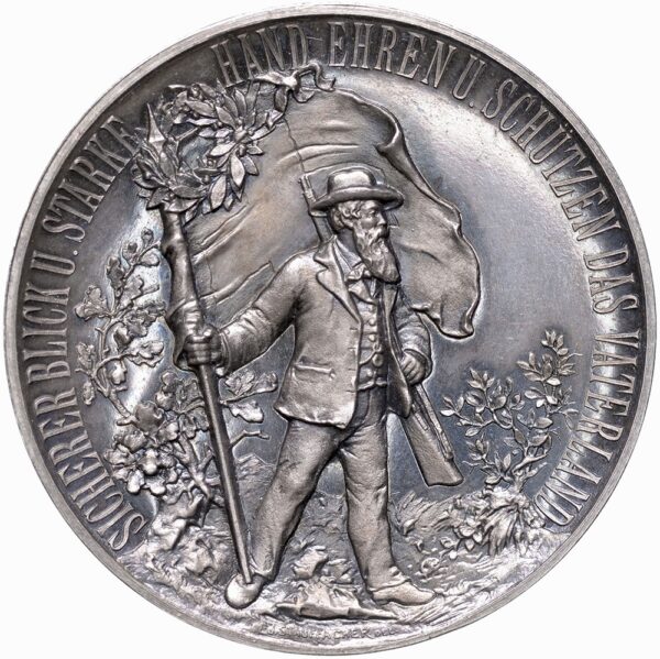 St. Gallen, St. Gallen, Kantonales Schützenfest, 1895, stgl