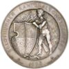 Solothurn, Solothurn,  Kantonales Schützenfest, 1895, stgl, Silber