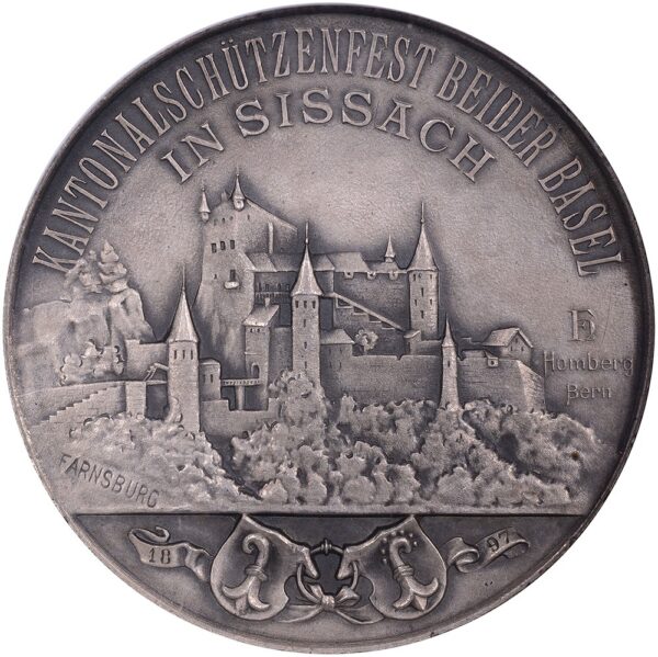 6984_1 Basel, Sissach, Kantonales Schützenfest, 1897, stgl
