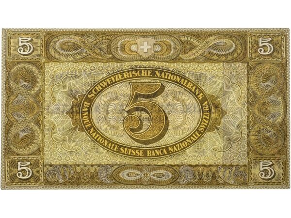 70063_2 5 Franken, 1939, Wilhelm Tell, leichte Gebrauchsspuren, 90%