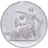 Waadt, Yverdon,  Kantonales Schützenfest, 1880, vz, Zinn