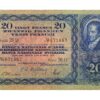 20 Franken, 1950, Heinrich Pestallozzi, gebraucht - > 50%