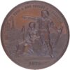 Waadt, Lausanne,  Eidgenöss. Schützenfest, 1876, unz/stgl, Bronze