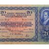 20 Franken, 1952, Heinrich Pestallozzi, gebraucht - > 50%