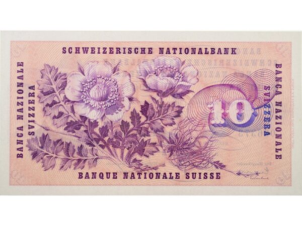 10 Franken, 1963, Gottfried Keller, ungebraucht, bankfrisch - 100%