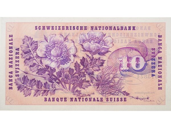 70702_2 10 Franken, 1972, Gottfried Keller, ungebraucht, bankfrisch - 100%