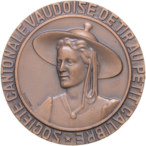 7072_1 Waadt, Maitrise, Societe cantonale vaudoise de carabiniers, o.J., unz/stgl, Bronze